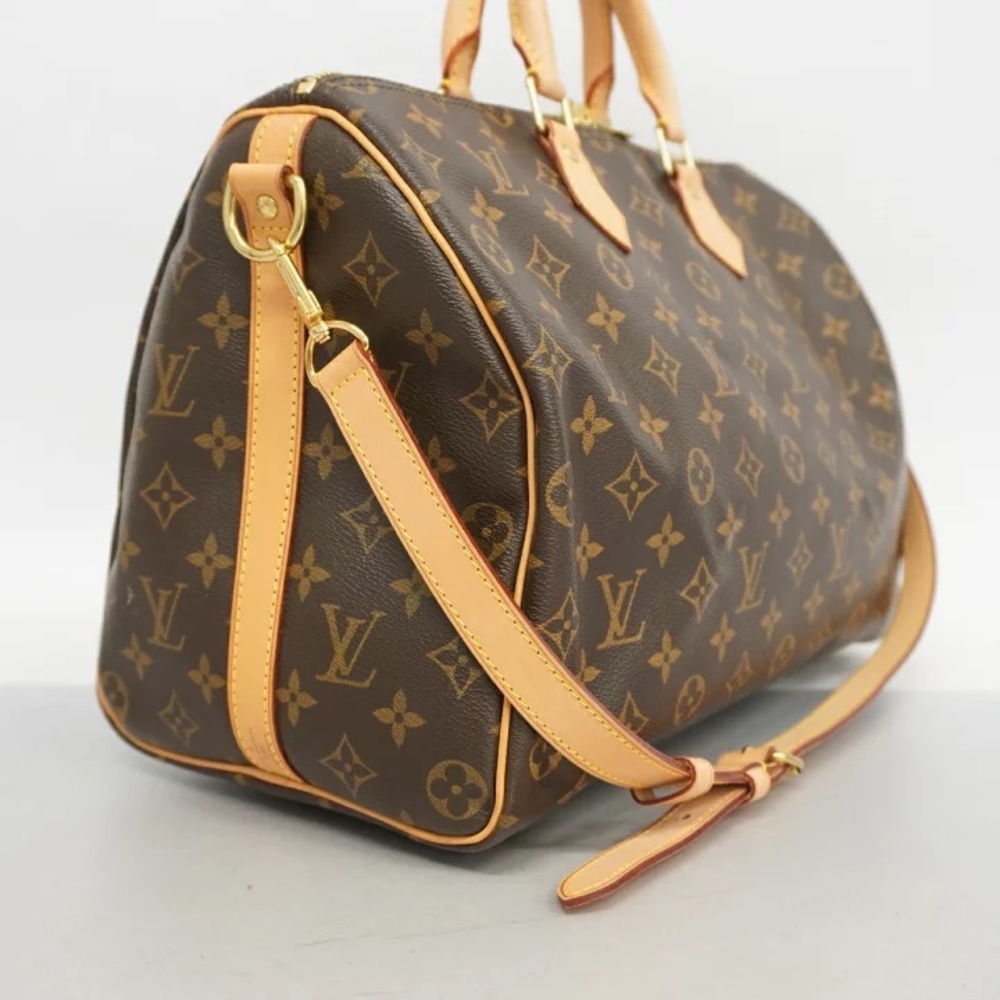 Authentic Louis Vuitton speedy 35 bandouliere monogram with strap LIKE NEW - Picture 6 of 13